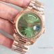 Replica Swiss Rolex Day-Date II Rose Gold Green Dial Watch (3)_th.jpg